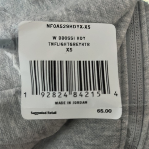 The North Face Women's B Bossi Full Zip Hoodie Jacket TNF Light Grey - Picture 2 of 2